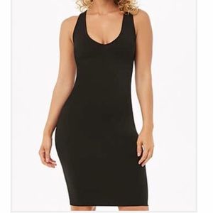 V neck bodycon dress
